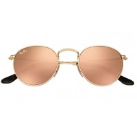 Round Metal RB 3447N 001/Z2 Flat Lenses