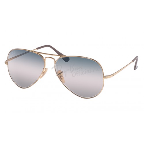 Aviator Metal II RB 3689 001/GE Bi-Gradient