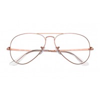 Aviator Rose Gold RX 6489 3094