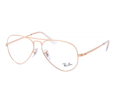 Aviator Rose Gold RX 6489 3094