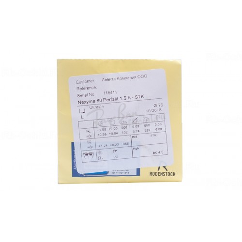 Rodenstock Nexyma 80 A/B 1.50 STK Ultrasin