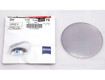 Carl Zeiss 1.5 PhotoFusion Lotutec Grey