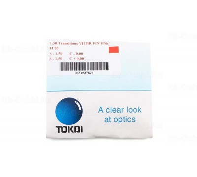 Линза Tokai 1.5 Transitions VII HMC