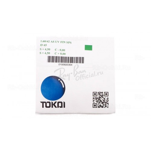 Линза Tokai 1.6 AS SPS