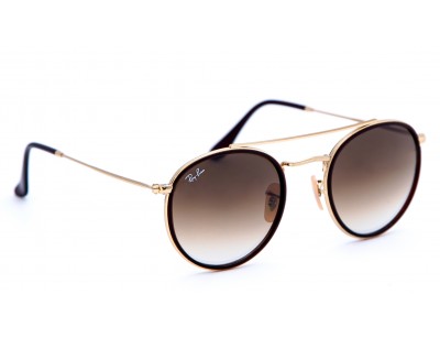 Ray Ban Round Double Bridge Ray-Ban3647N 001/51