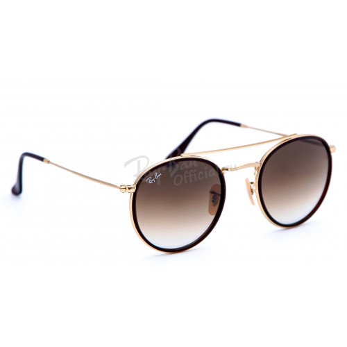 Ray Ban Round Double Bridge Ray-Ban3647N 001/51