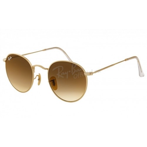 Round Metal Ray-Ban 3447 001/51